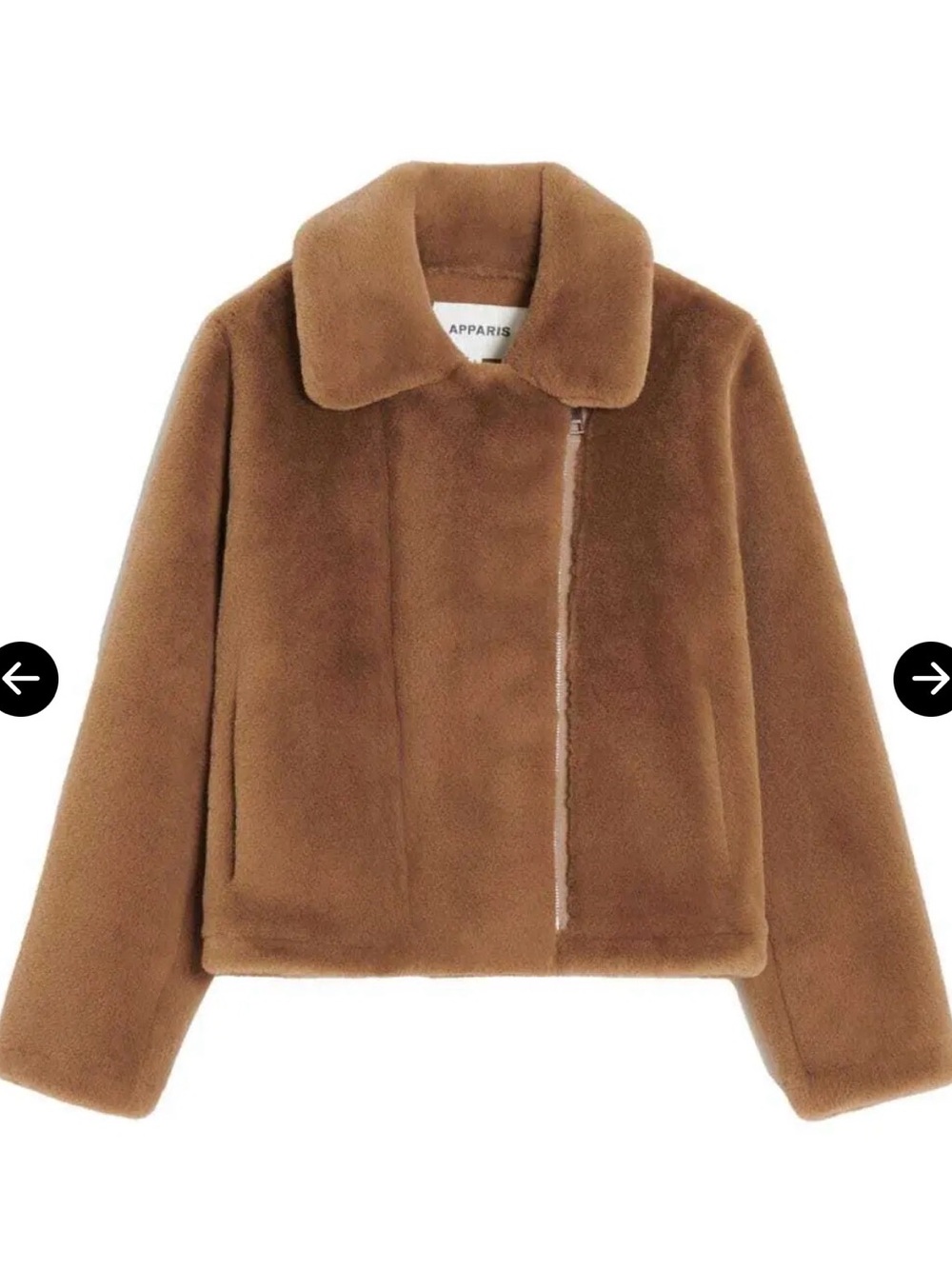 Apparis Notch Label Faux Fur Jacket NWT